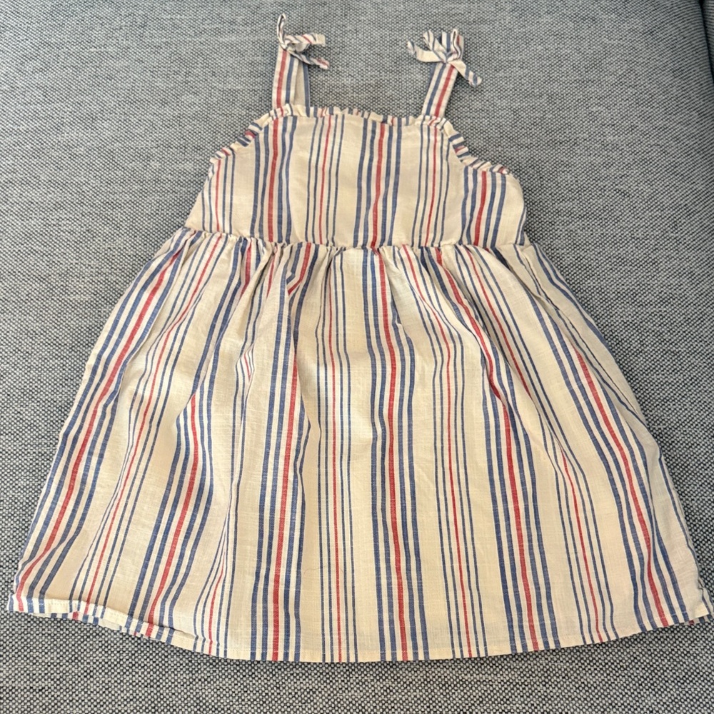 Cat & Jack Striped Dress - Red, Blue, Cream